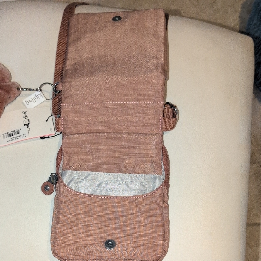 Kipling Light Pink/Peachy Color Crossbody Bag NWT - Picture 10 of 16